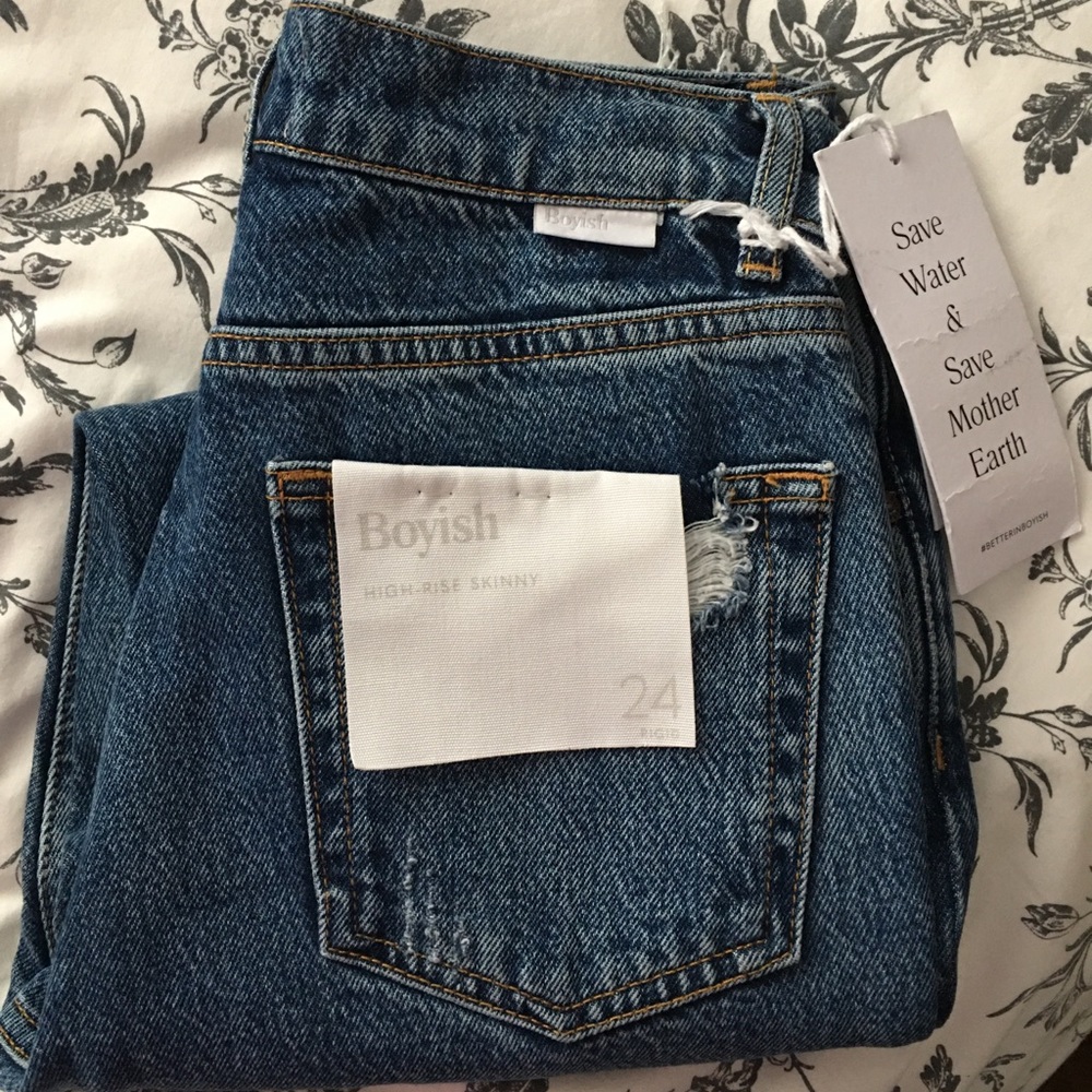 NWT Boyish High rise skinny